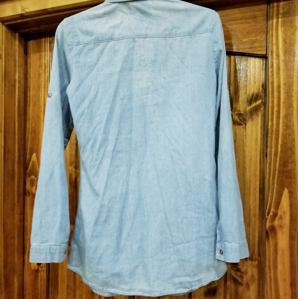 Copper Key Denum Button up - Picture 3 of 5